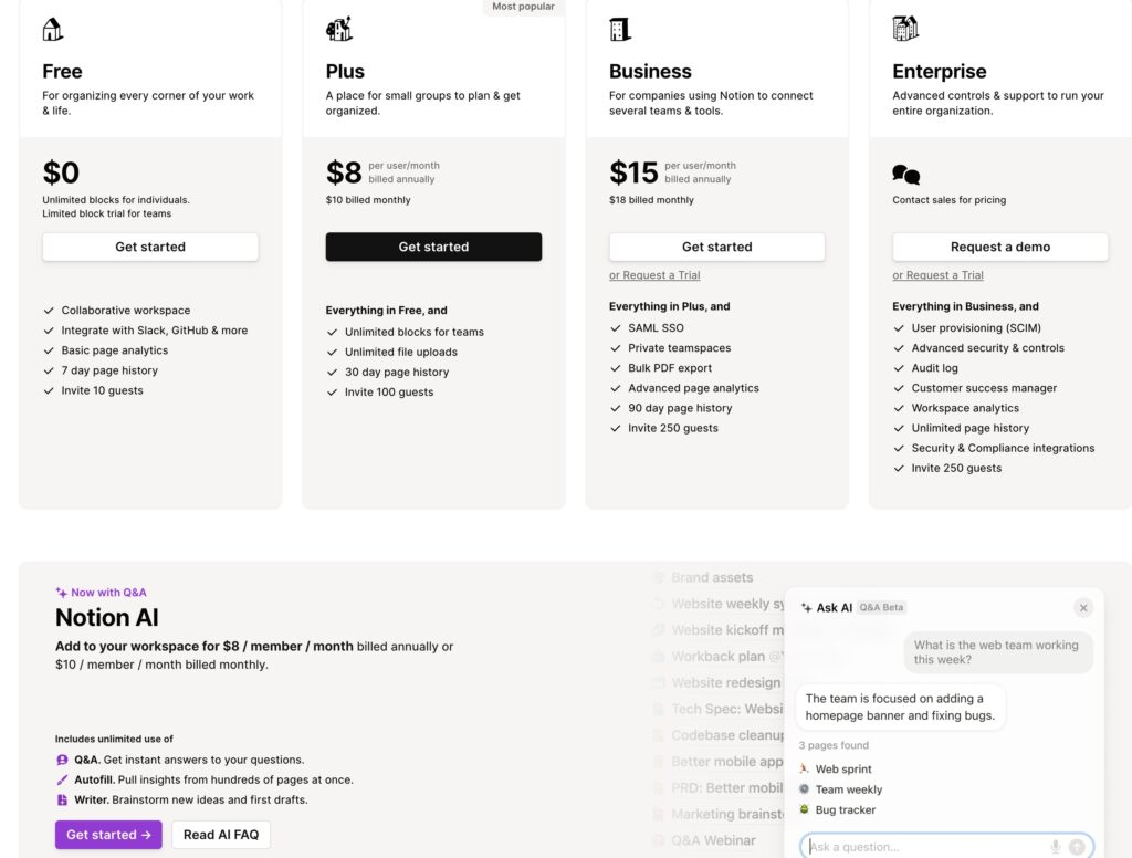 workspace
What is a digital workspace: Plan Comparison
